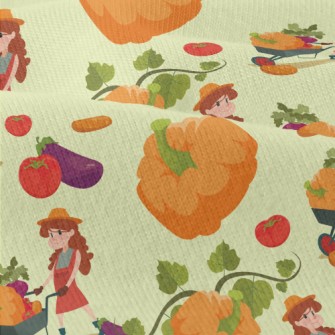 Farmer And Pumpkin Modern Jersey