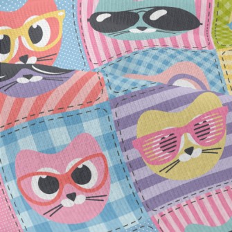 Cat With Colored Glasses Modern Jersey