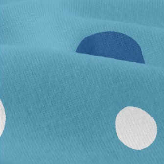 Simple Blue And White Dots Modern Jersey