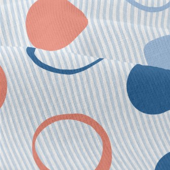 Colorful Dots And Stripes Modern Jersey