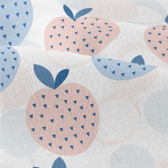 Abstract Apple With Polka Dots Modern Jersey
