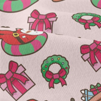 Playful Cat Santa Claus Modern Jersey