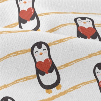 Cute Penguin Holding Heart Modern Jersey