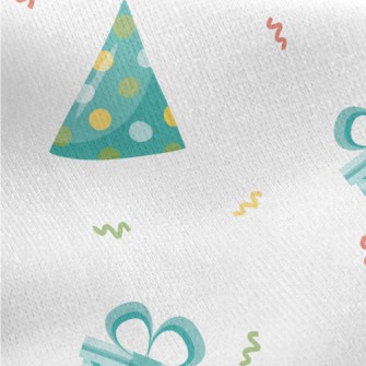 Birthday Party Decoration Jersey Backed Fleece