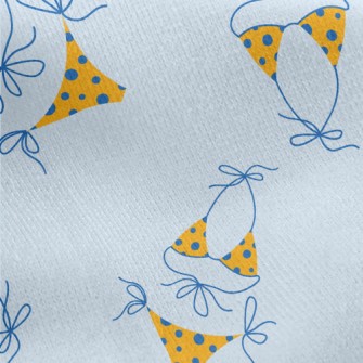 Summer Beach Bikini Jersey Backed Fleece