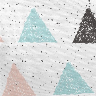 Colorful Graffiti Triangle Pongee