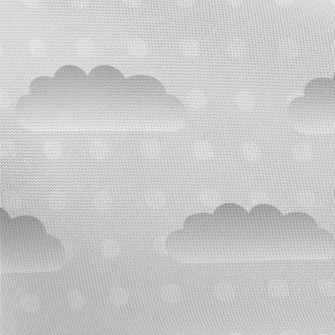 Clouds And Dots Pongee