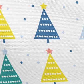 Colorful Christmas Tree Pongee
