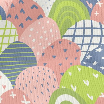 Scaly Colored Graffiti Stretch Jersey