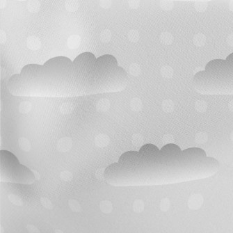 Clouds And Dots Lightweight Cotton Poplin