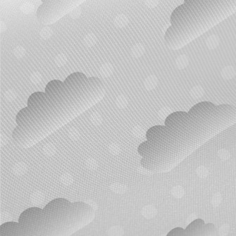 Clouds And Dots Midweight Cotton Poplin