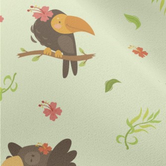 Exotic Parrot Chiffon