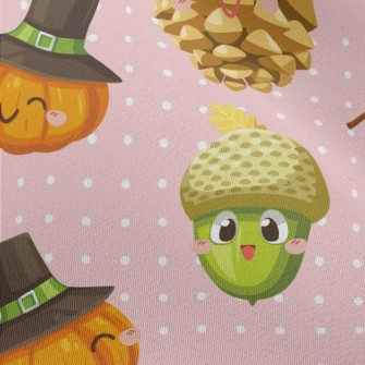 Lovely Autumn Crops Chiffon