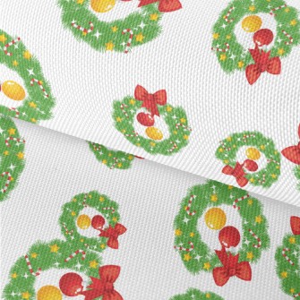 Exquisite Christmas Wreath Waterproof Oxford
