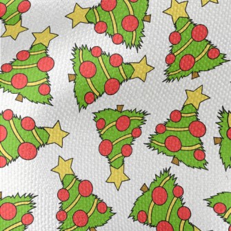 Hand-painted Christmas Tree Waterproof Canvas