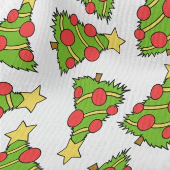 Hand-painted Christmas Tree Terry