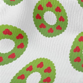 Cute Cartoon Christmas Wreath Terry