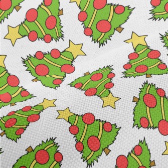 Hand-painted Christmas Tree Performance Linen