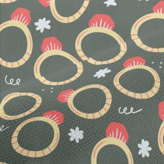 Cute Ruby Ring Performance Linen