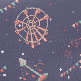Amusement Park Fireworks Displ Twill