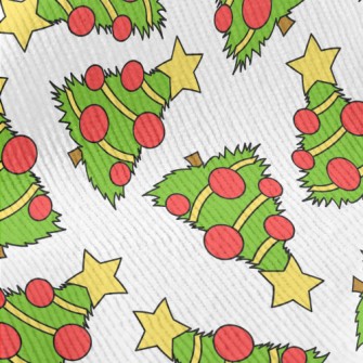 Hand-painted Christmas Tree Standard Corduroy