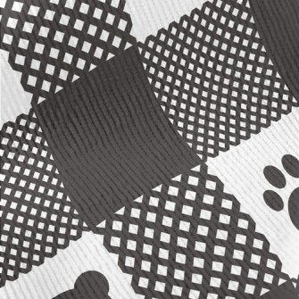 Bear Paw Print Grid Standard Corduroy