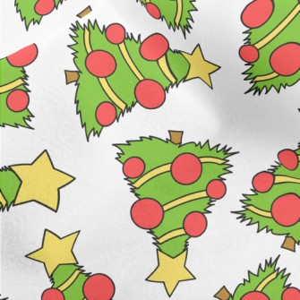 Hand-painted Christmas Tree Micro Fleece