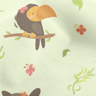 Exotic Parrot Micro Fleece