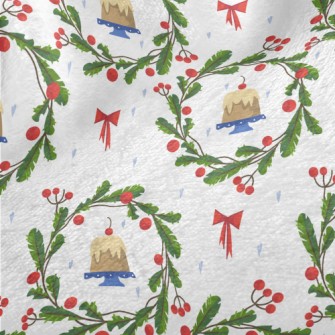 Christmas Wreath With Cherry P Minky