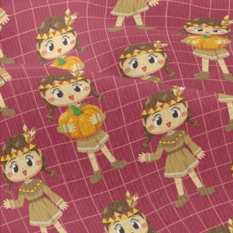 Indian Girl Holding Pumpkin Modern Jersey
