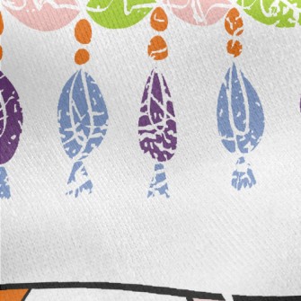 Colorful Decoration Jersey Backed Fleece