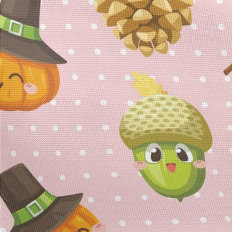 Lovely Autumn Crops Pongee