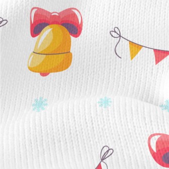 Festive Bells And Colorful Fla Stretch Jersey