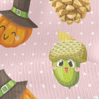 Lovely Autumn Crops Stretch Jersey