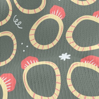 Cute Ruby Ring Stretch Jersey