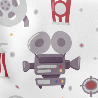 Movie Film Camera Lightweight Cotton Poplin