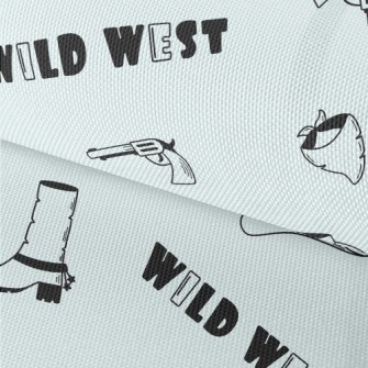 Wild West Cowboy Waterproof Oxford