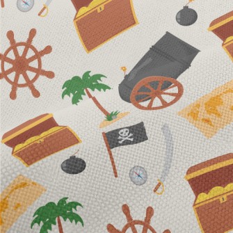 Pirate Treasure Knife Performance Linen
