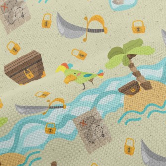Island Treasure Pirates Performance Linen