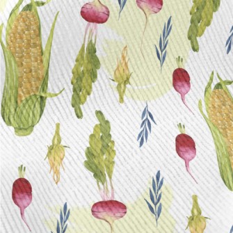 Watercolor Corn Beetroot Standard Corduroy