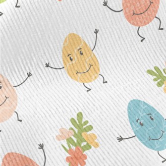 Anthropomorphic Colored Eggs Standard Corduroy