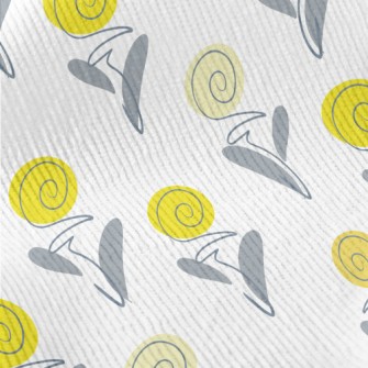 Curly Swirl Flowers Standard Corduroy