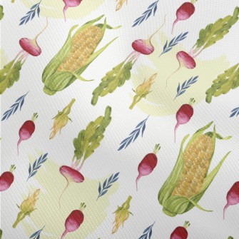 Watercolor Corn Beetroot Dobby