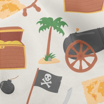 Pirate Treasure Knife Micro Fleece