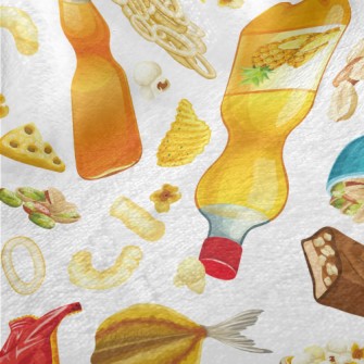 Soda Cookies Snacks Minky