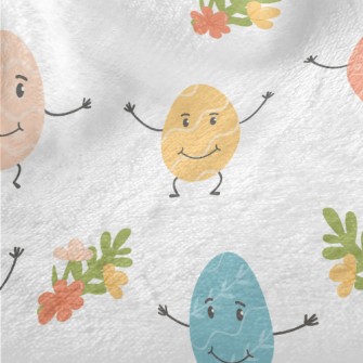 Anthropomorphic Colored Eggs Minky
