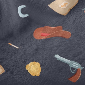 Western Cowboy Minky