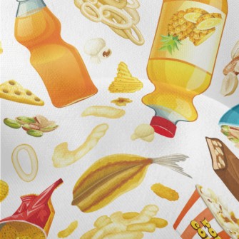 Soda Cookies Snacks Lightweight Performance Linen