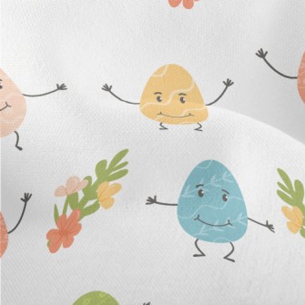 Anthropomorphic Colored Eggs Lightweight Performance Linen