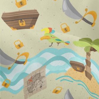 Island Treasure Pirates Lightweight Performance Linen